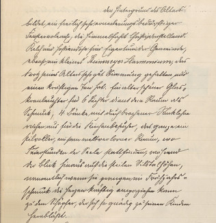 Ausschnitt von Seite 114 der Pfarrbeschreibung von Schwandorf