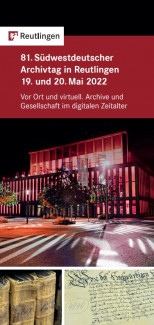 Südwestdeutscher Archivtag 2022