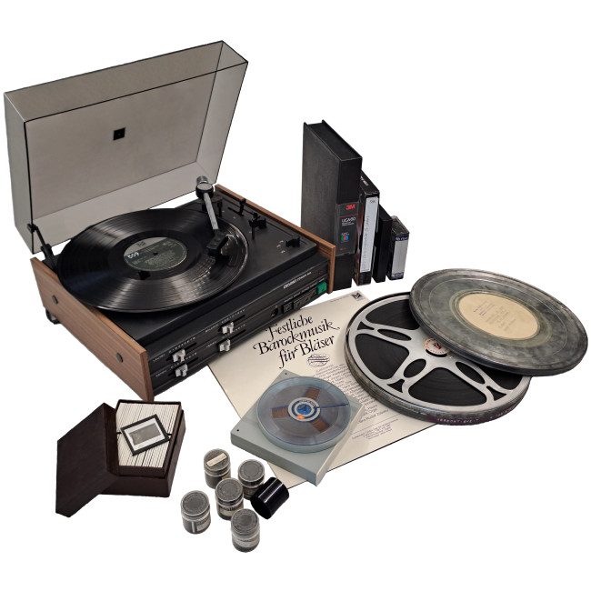 Auswahl des Sammlungsbestands der Audiovisuellen Medien