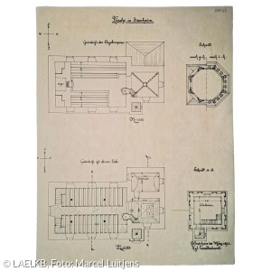 Plan der Kirche in Seenheim