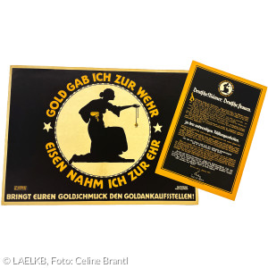 Plakat für Kriegsanleihen im 1. Weltkrieg als Beispiel der Plakatsammlung