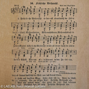 Text und Noten zu Lied Nr. 50: "Fröhliche Weihnacht"
